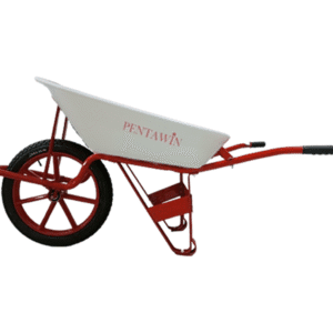 Angkong Roda Besar Bak Fiber / Wheelbarrow Big Tyre Fiber Bucket
